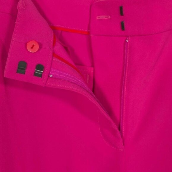 Boden Women's Pants Trousers Size US 10R Wide Leg Flare Pink Fuchsia R0139 - Picture 8 of 12